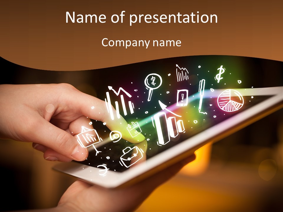 Switch Power White PowerPoint Template