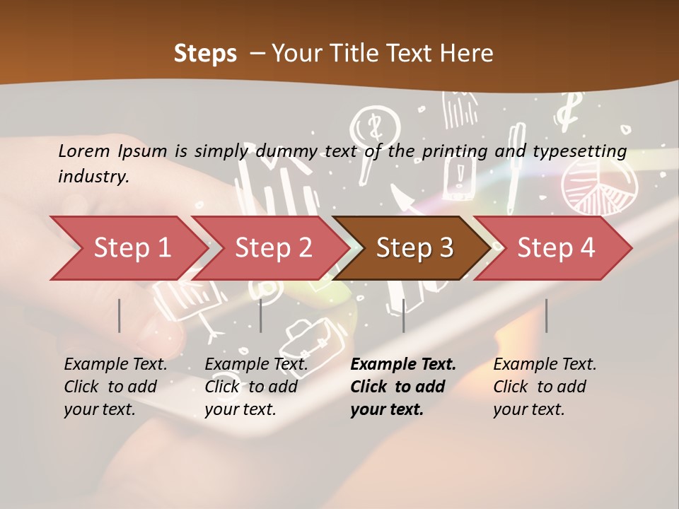 Switch Power White PowerPoint Template