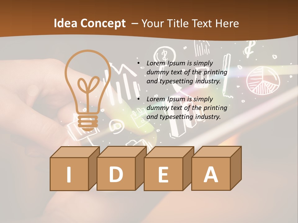 Switch Power White PowerPoint Template