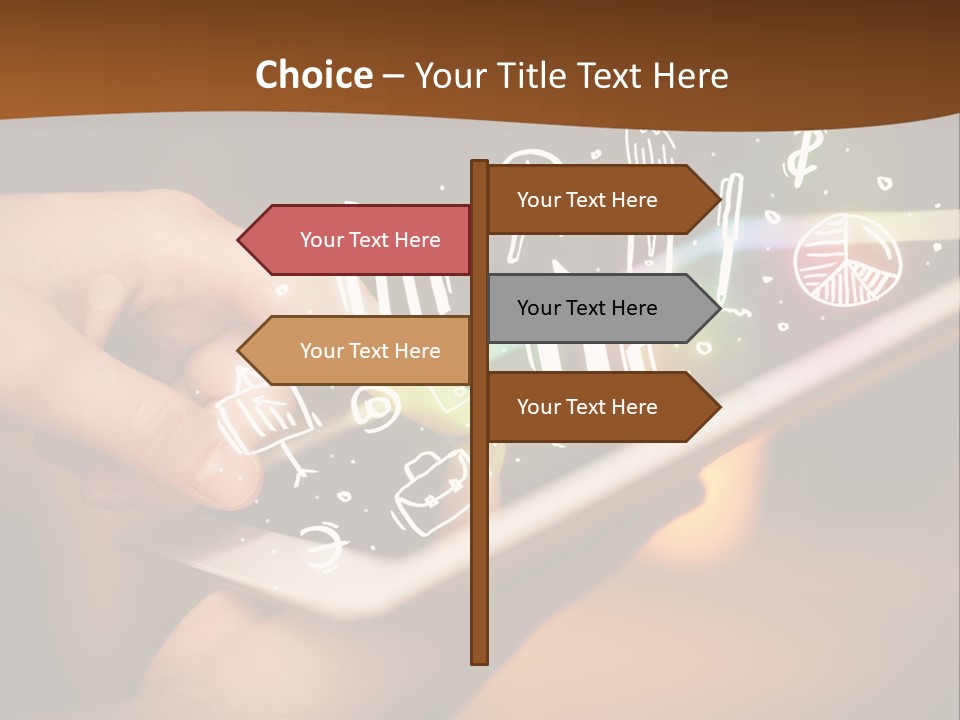 Switch Power White PowerPoint Template