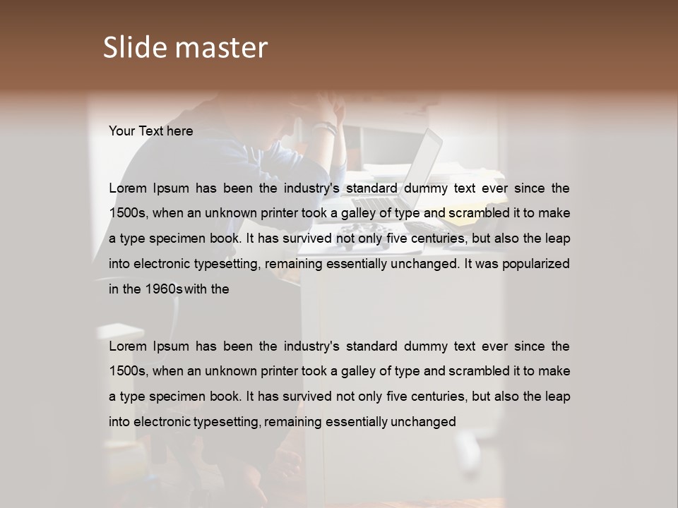 Ventilation Electric Part PowerPoint Template