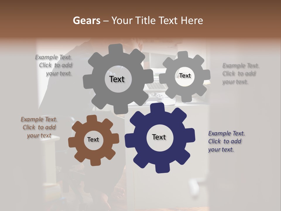 Ventilation Electric Part PowerPoint Template