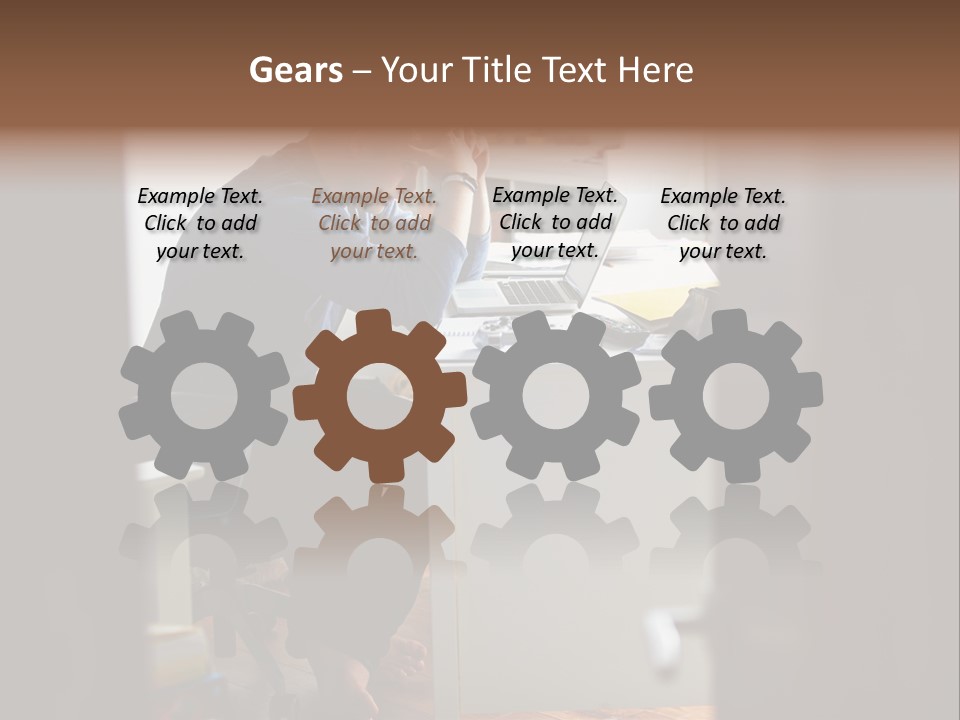 Ventilation Electric Part PowerPoint Template