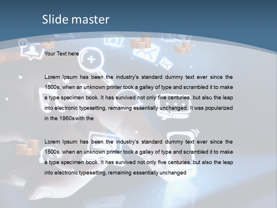 White Heat Industry PowerPoint Template