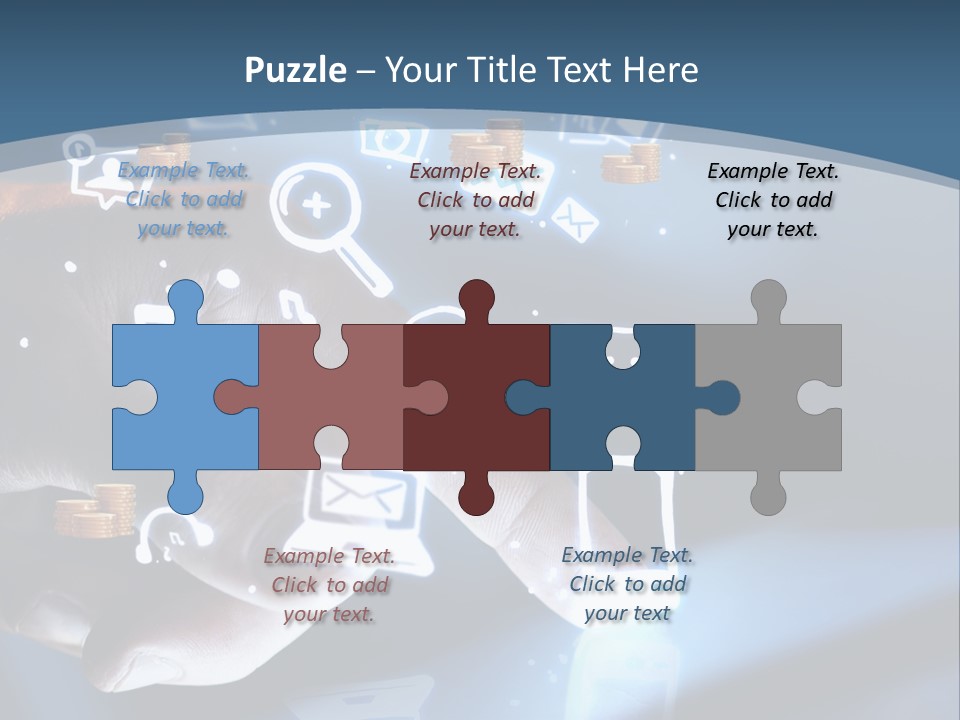 White Heat Industry PowerPoint Template