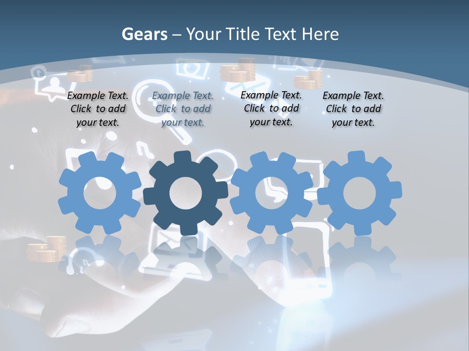 White Heat Industry PowerPoint Template