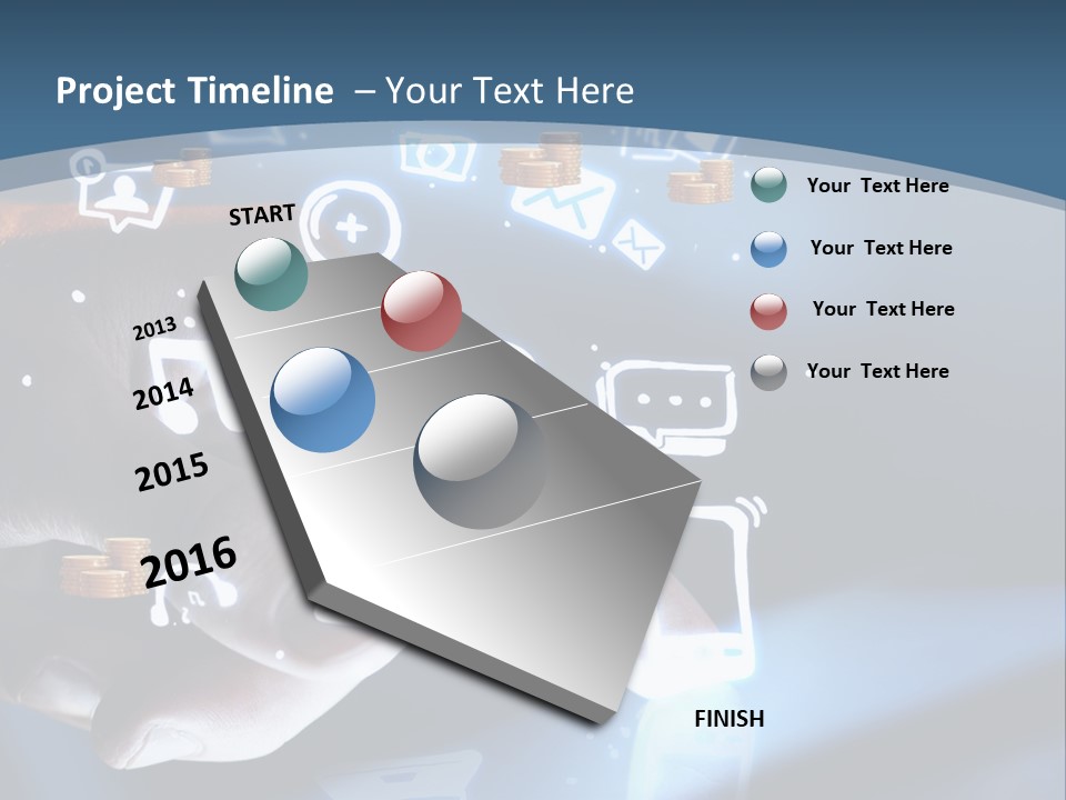 White Heat Industry PowerPoint Template