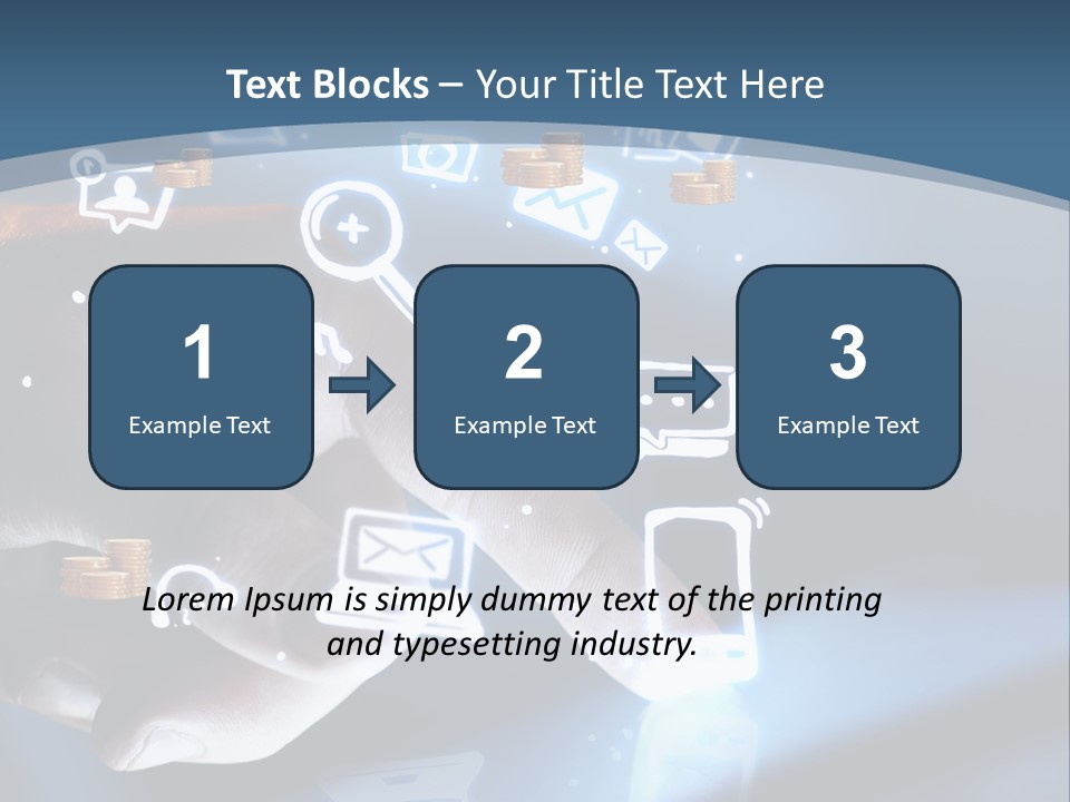 White Heat Industry PowerPoint Template