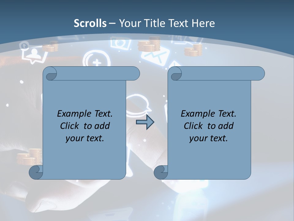 White Heat Industry PowerPoint Template
