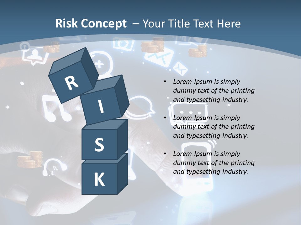 White Heat Industry PowerPoint Template