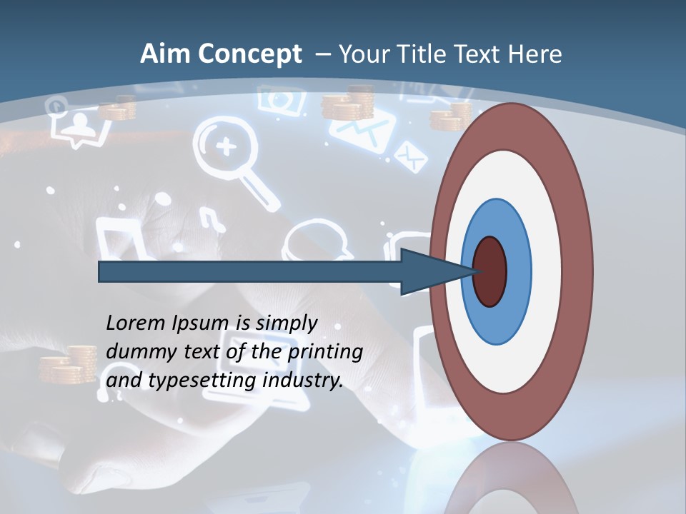 White Heat Industry PowerPoint Template