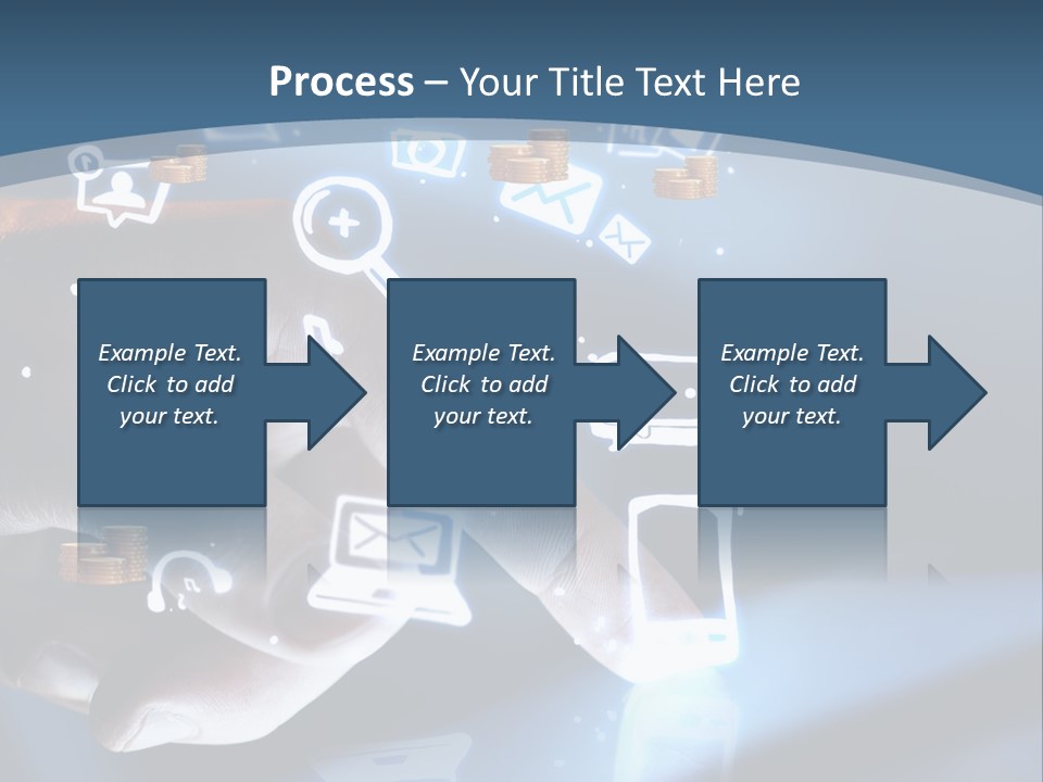 White Heat Industry PowerPoint Template