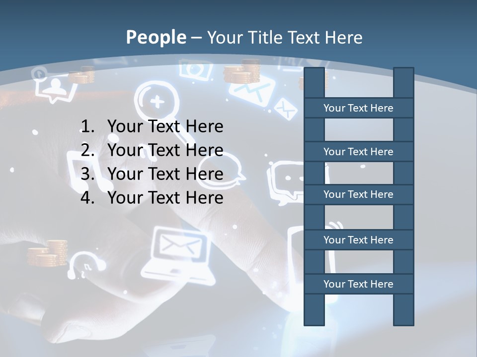 White Heat Industry PowerPoint Template