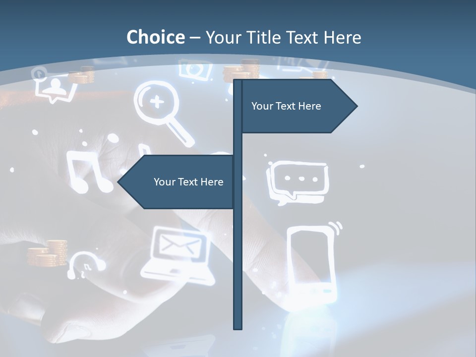 White Heat Industry PowerPoint Template