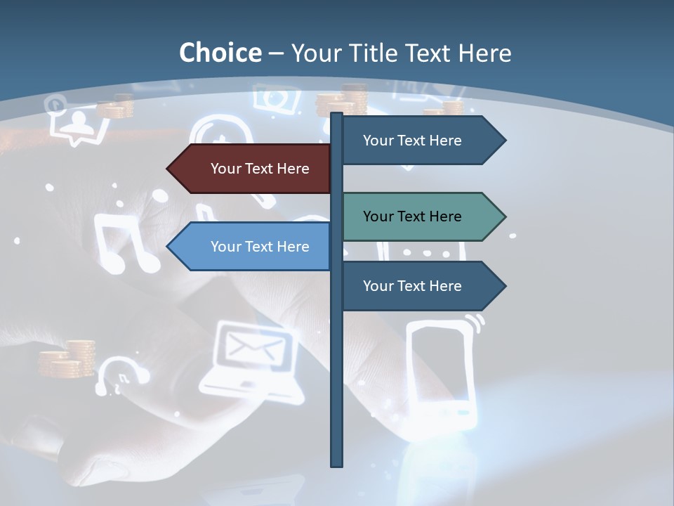White Heat Industry PowerPoint Template