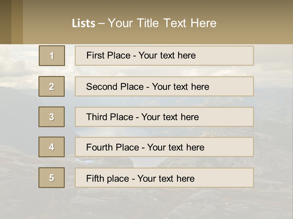 System House Cold PowerPoint Template