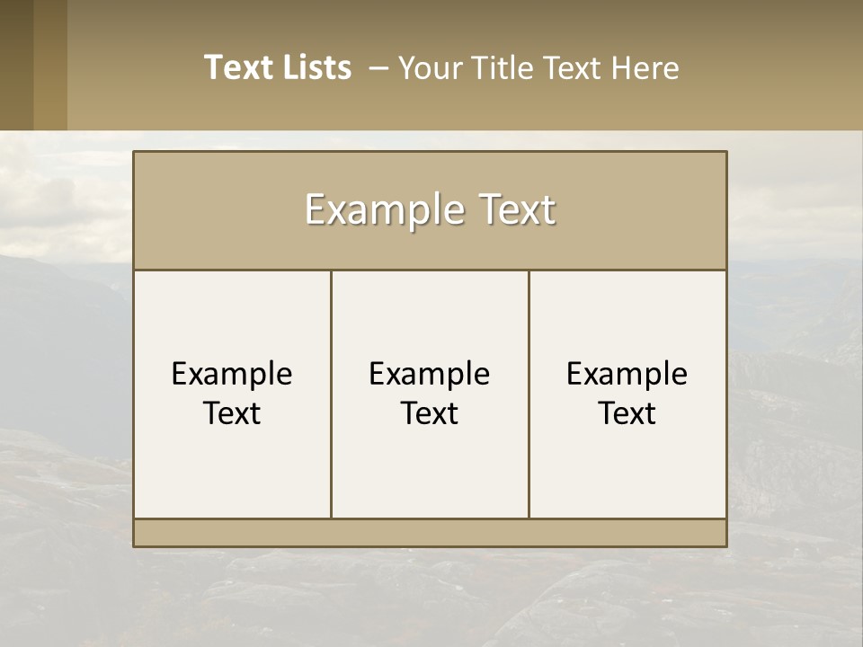 System House Cold PowerPoint Template