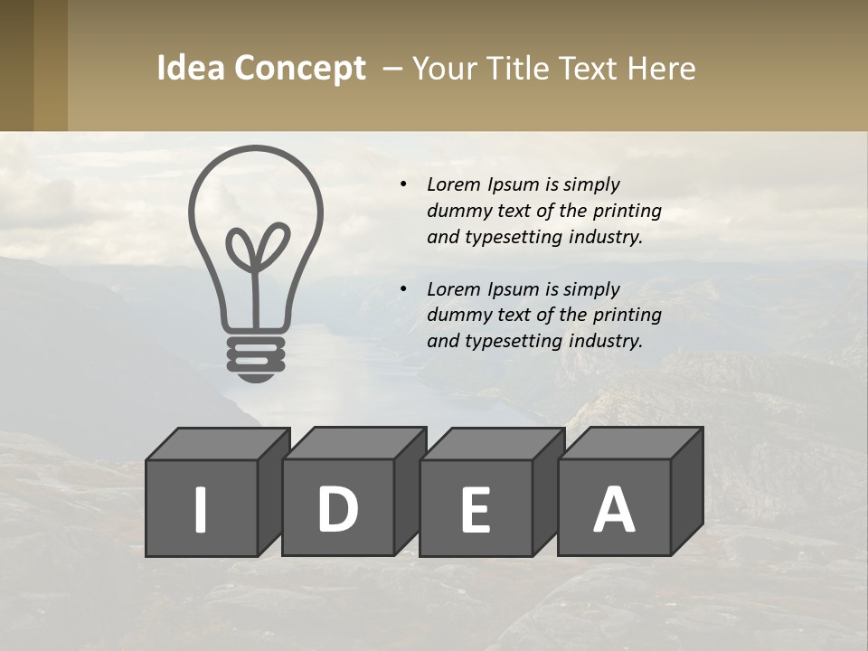 System House Cold PowerPoint Template