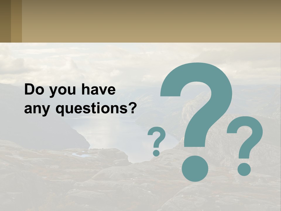 System House Cold PowerPoint Template