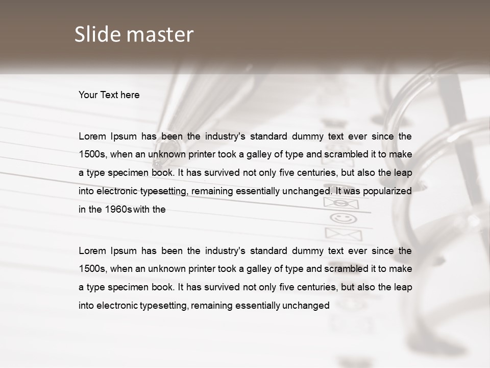 Technology Air Equipment PowerPoint Template