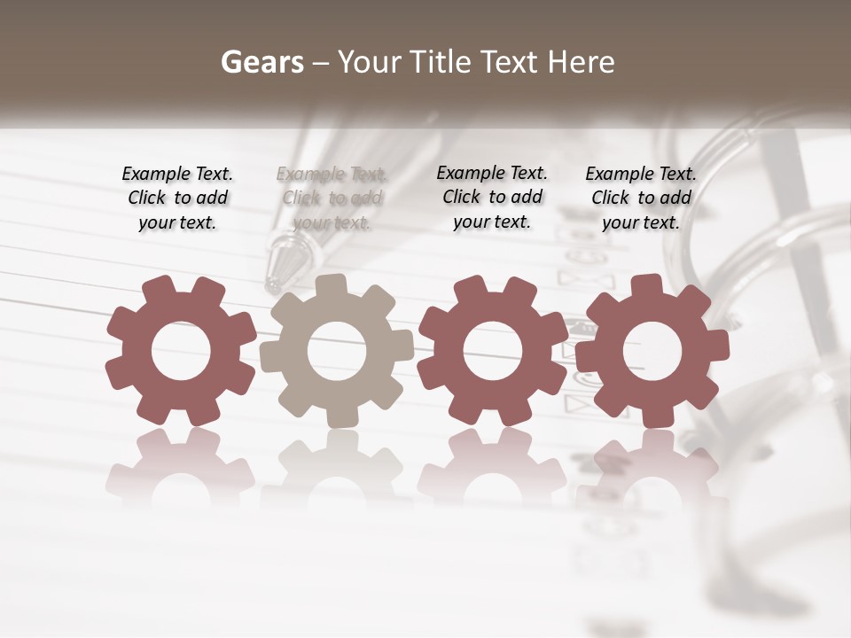 Technology Air Equipment PowerPoint Template