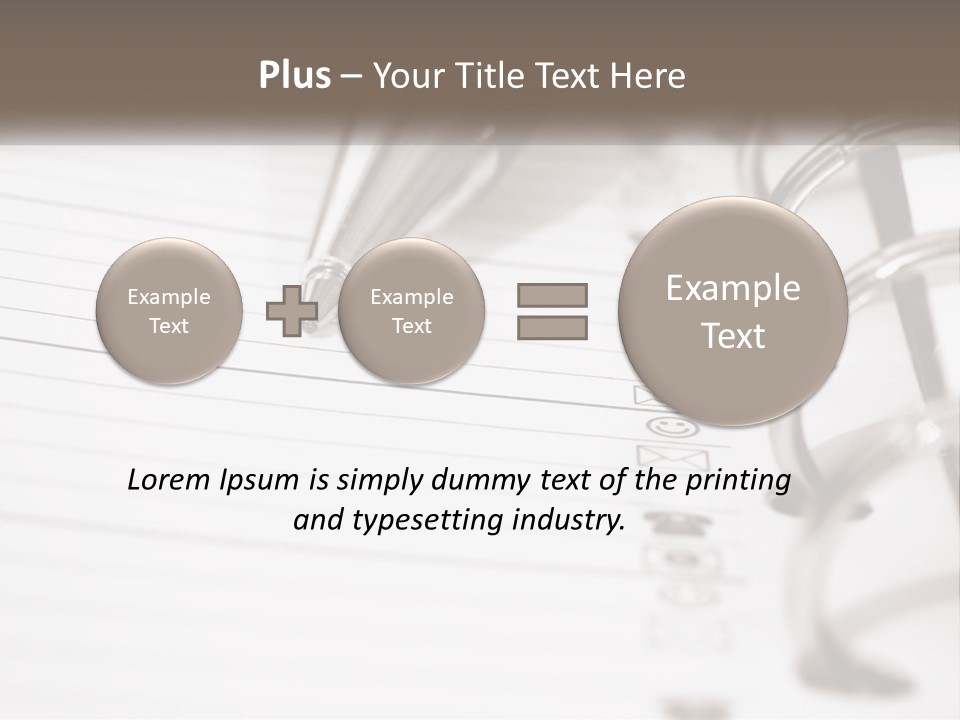Technology Air Equipment PowerPoint Template