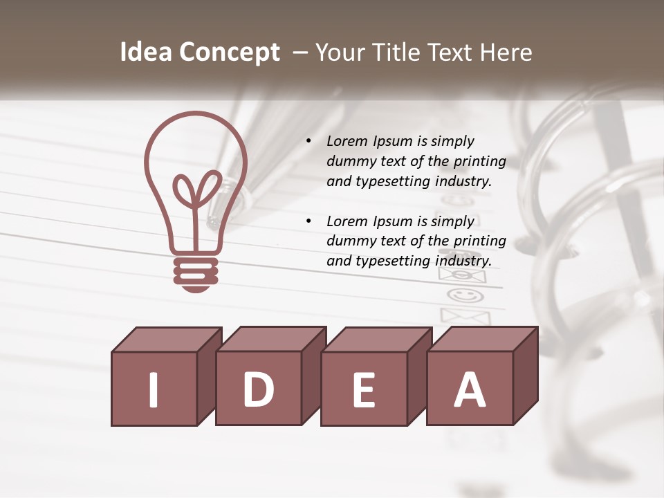 Technology Air Equipment PowerPoint Template