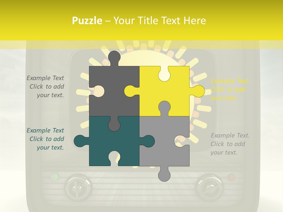 Temperature Unit Ventilation PowerPoint Template