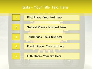 Temperature Unit Ventilation PowerPoint Template