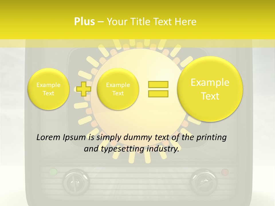 Temperature Unit Ventilation PowerPoint Template