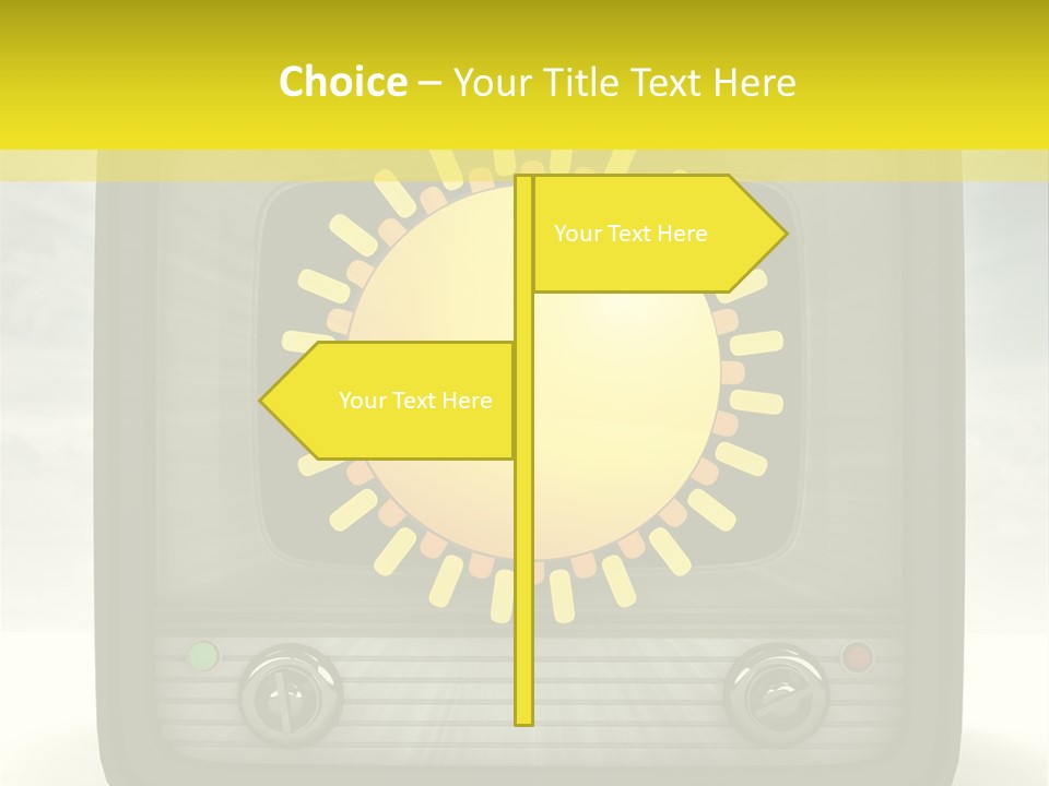 Temperature Unit Ventilation PowerPoint Template