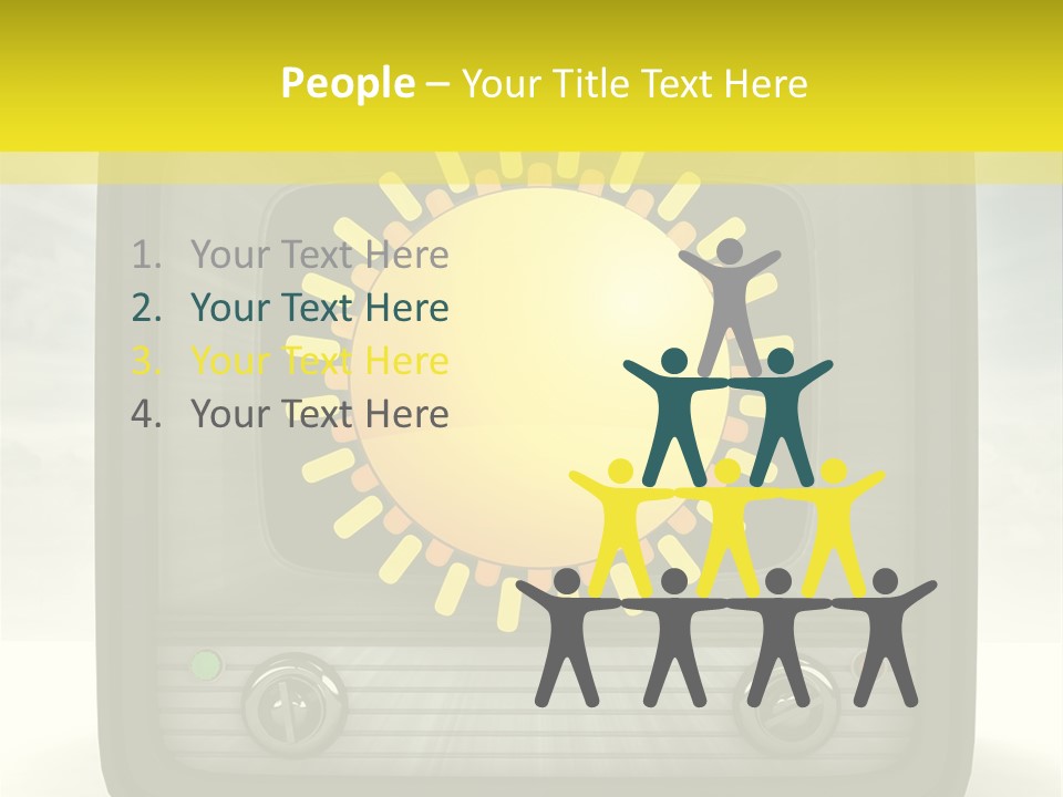 Temperature Unit Ventilation PowerPoint Template