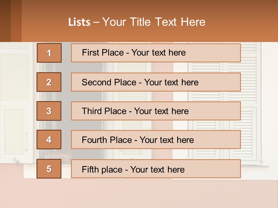 Switch House Supply PowerPoint Template