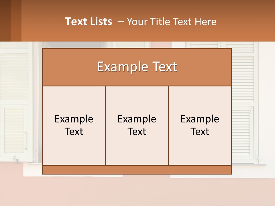 Switch House Supply PowerPoint Template