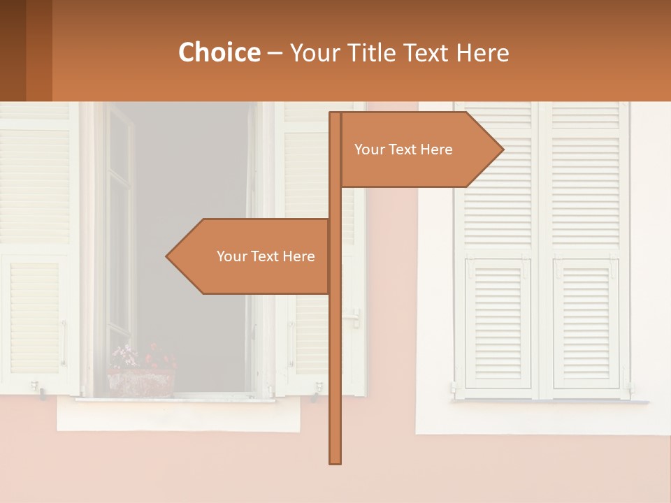 Switch House Supply PowerPoint Template