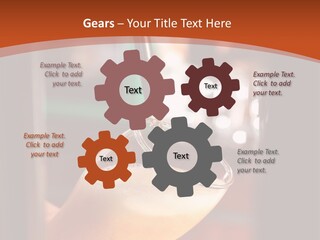 Technology Heat White PowerPoint Template