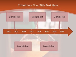 Technology Heat White PowerPoint Template