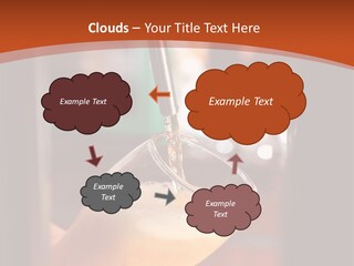 Technology Heat White PowerPoint Template