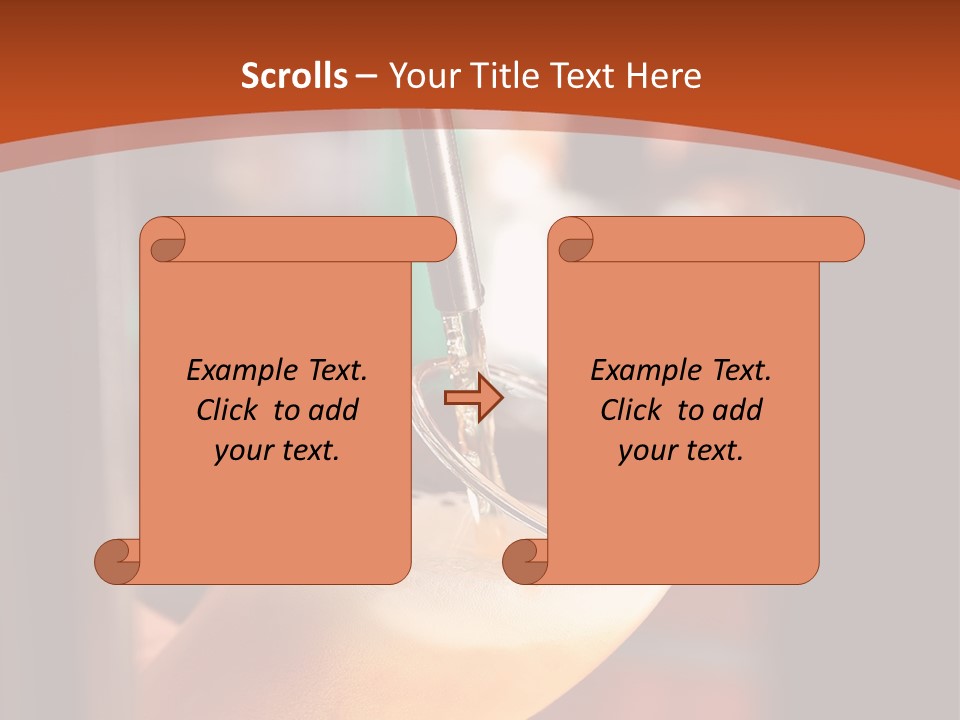 Technology Heat White PowerPoint Template