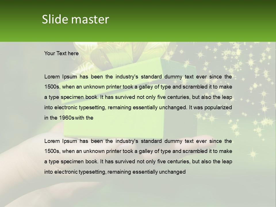 Electric Part Air PowerPoint Template