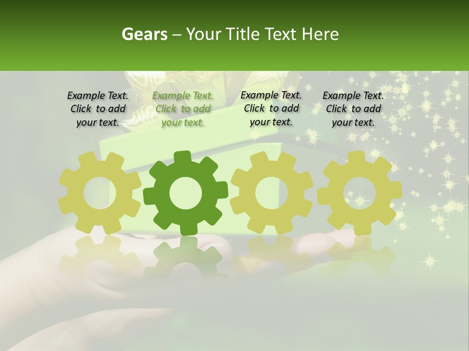 Electric Part Air PowerPoint Template