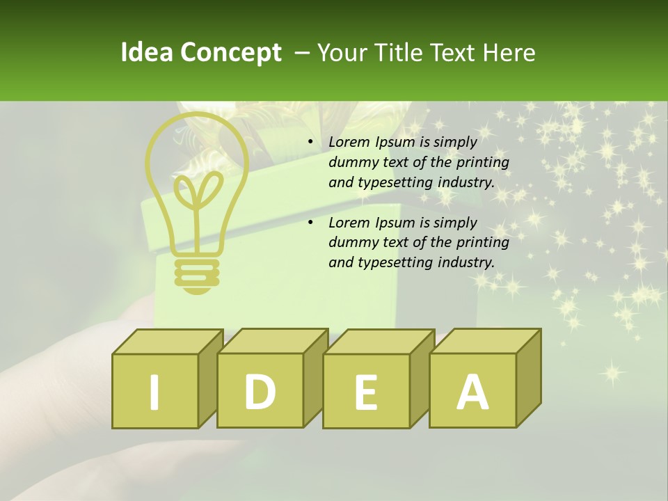 Electric Part Air PowerPoint Template