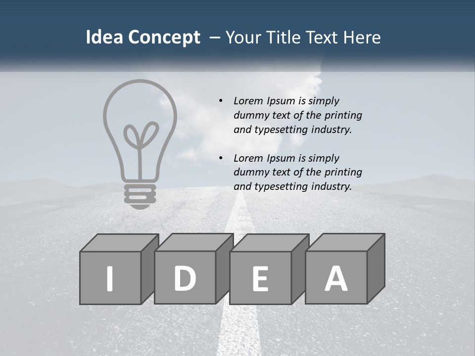 Cool Power Remote PowerPoint Template
