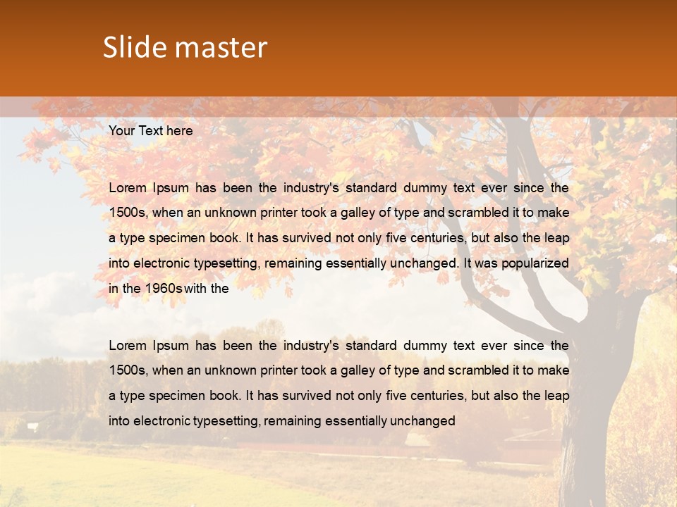 Electricity Temperature Power PowerPoint Template