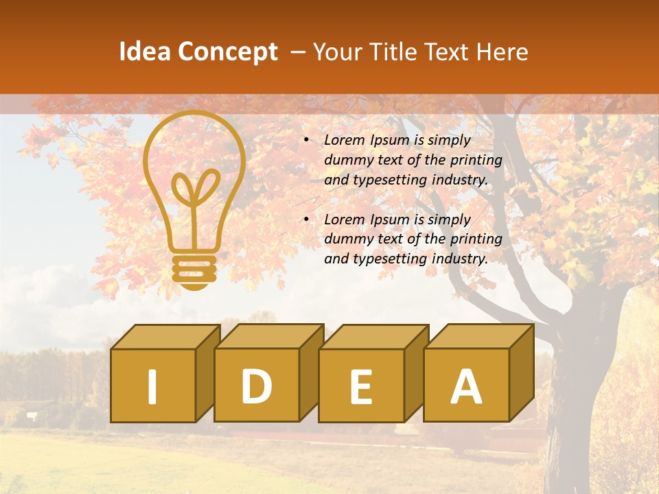 Electricity Temperature Power PowerPoint Template
