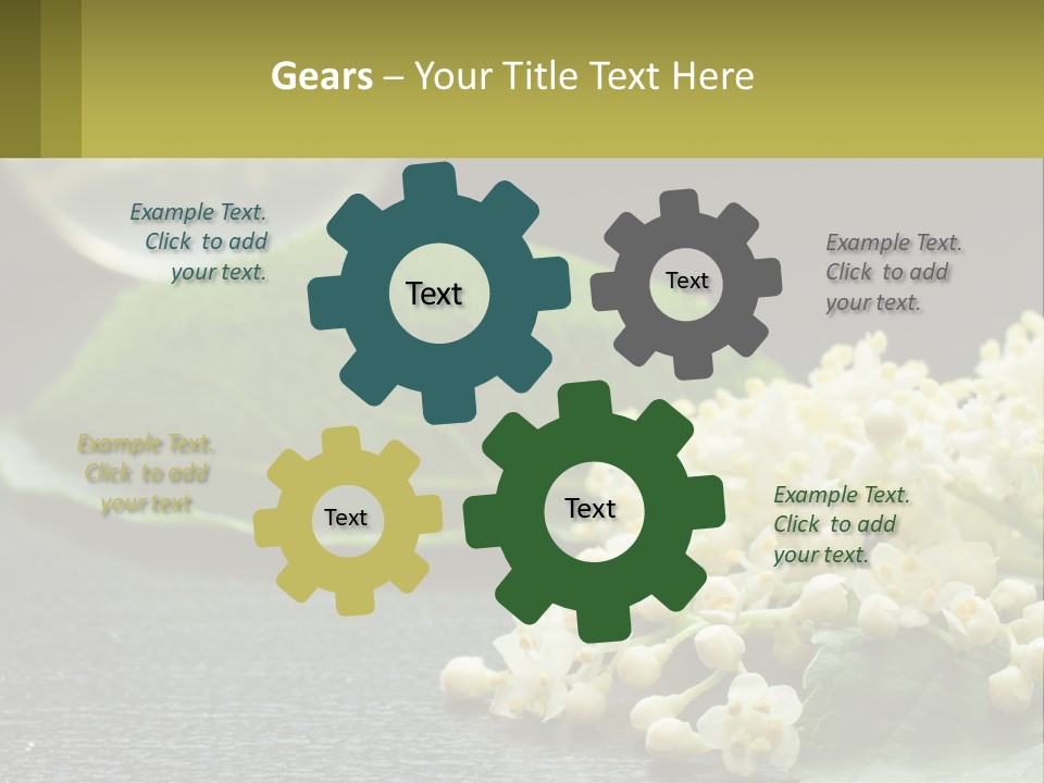 White Unit Air PowerPoint Template