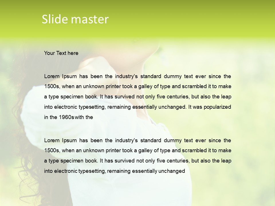 Electricity Cold Supply PowerPoint Template