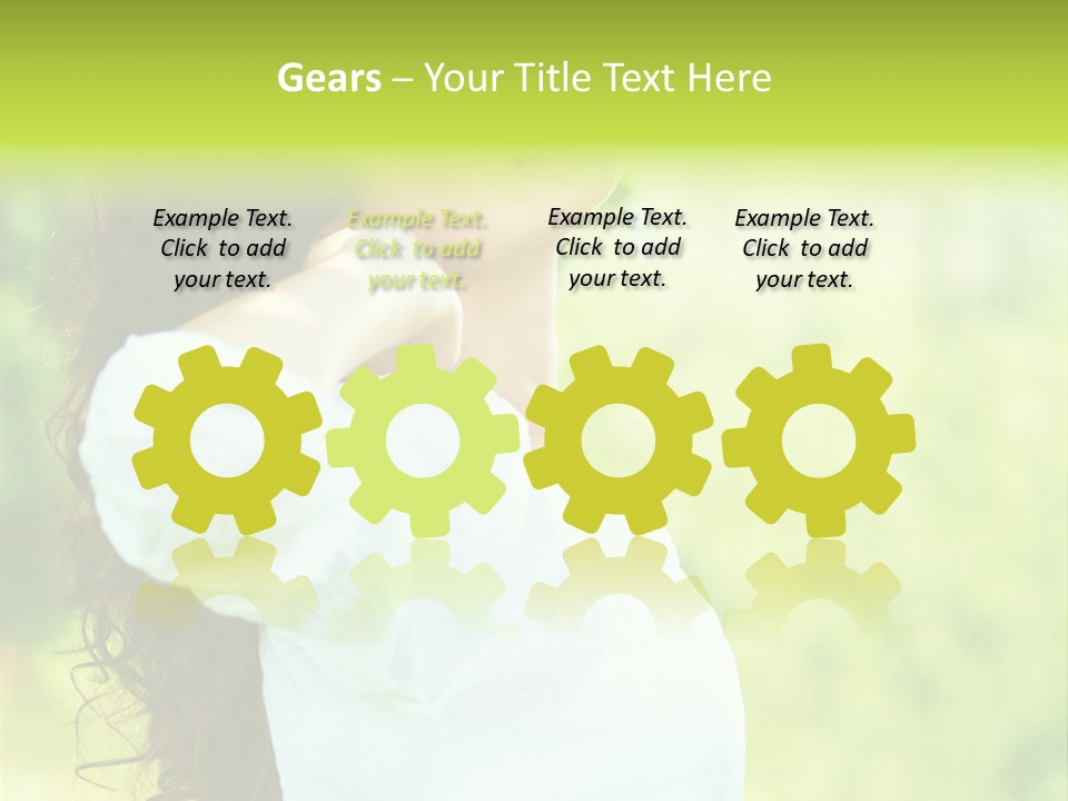 Electricity Cold Supply PowerPoint Template