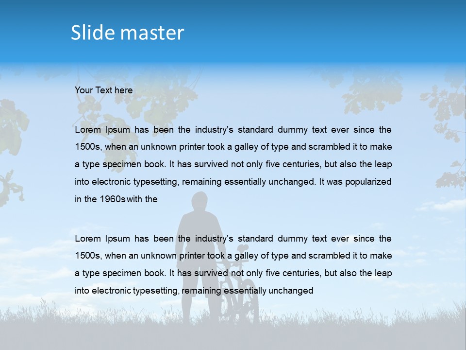 Power White Heat PowerPoint Template