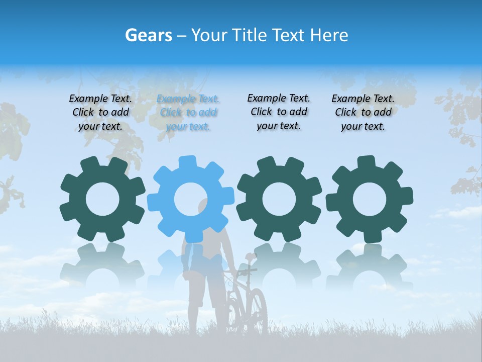 Power White Heat PowerPoint Template